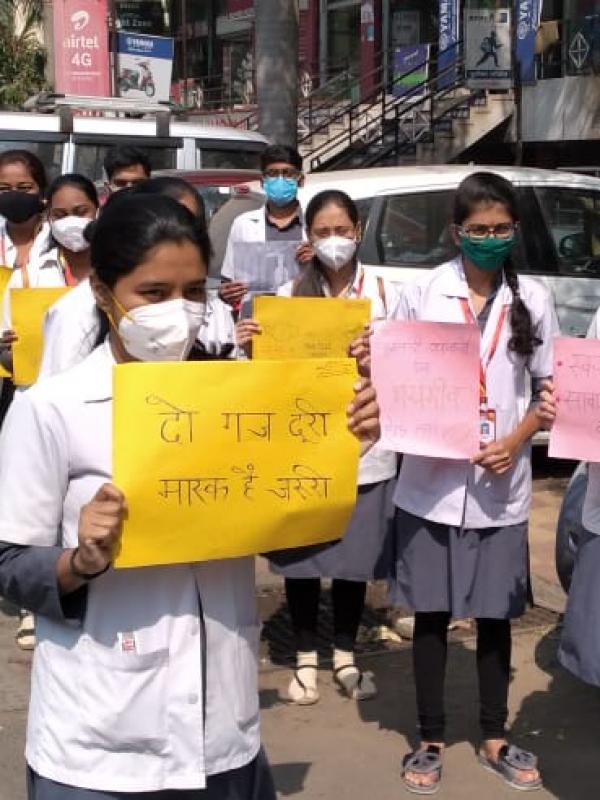 Rally conducted for  Covid 19 Awareness 